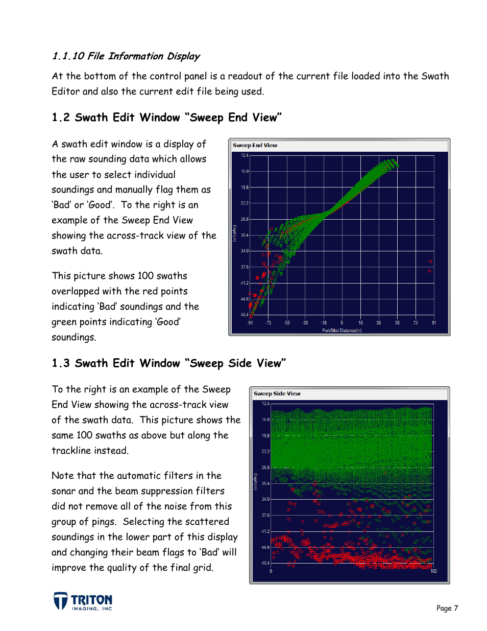 Triton Bathymetry Swath Editor User Manual | Page 10 / 15