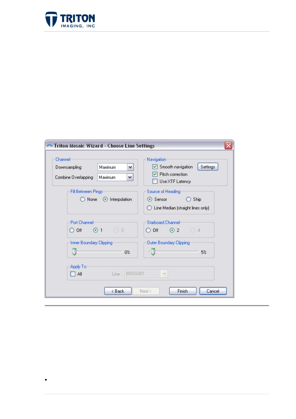 6 choose line settings | Triton Perspective User Manual | Page 141 / 195