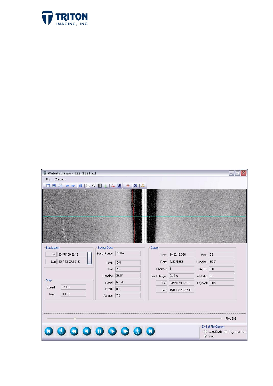 2 slant range corrections | Triton Perspective User Manual | Page 163 / 195