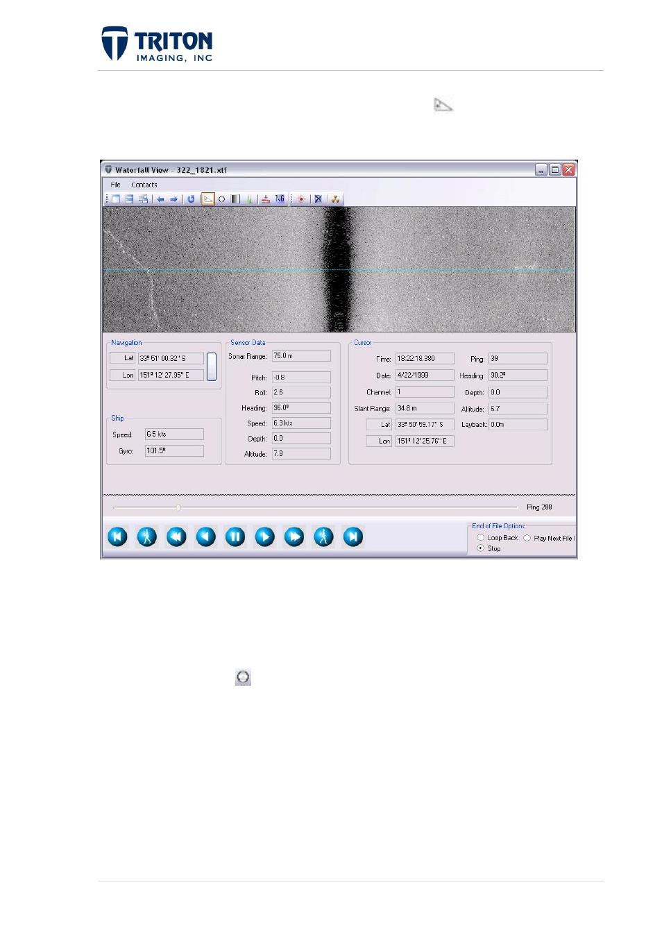 3 speed corrections, 4 waterfall histogram | Triton Perspective User Manual | Page 164 / 195