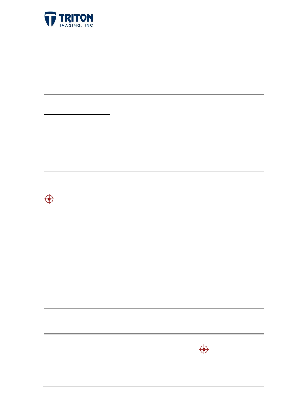 Arget, Election, 1 waterfall targets | 2 map view targets, 2 target selection 7.2.1 waterfall targets | Triton Perspective User Manual | Page 175 / 195