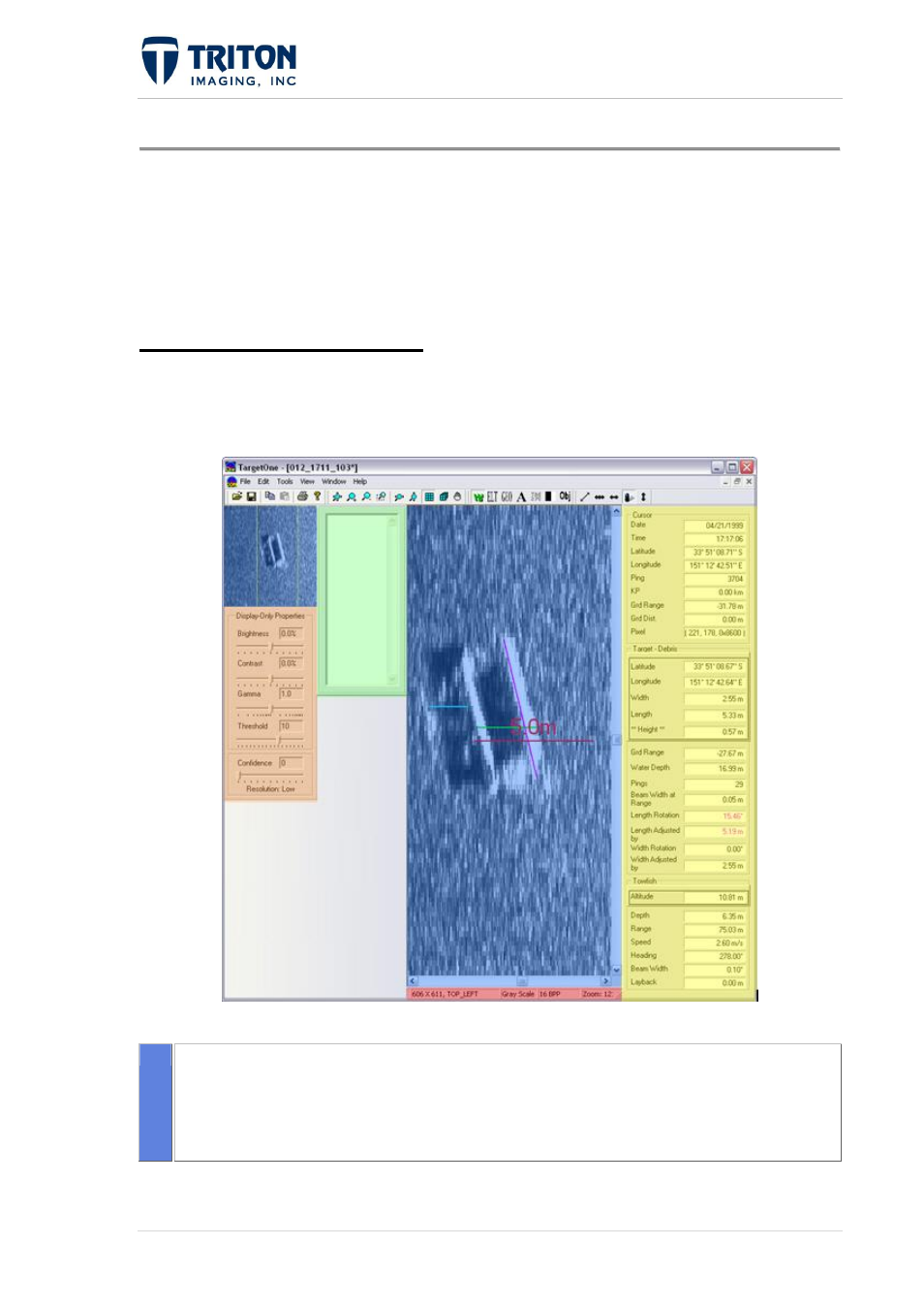 Arget, Pplication, 1 targetone layout | 3 targetone application 7.3.1 targetone layout | Triton Perspective User Manual | Page 176 / 195