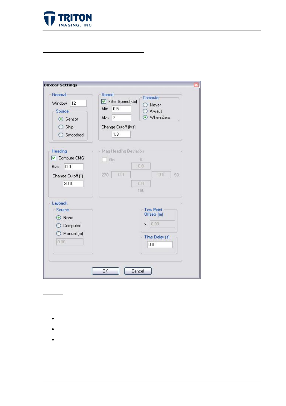 Avigation, Oxcar, Ettings | 4 navigation boxcar settings | Triton Perspective User Manual | Page 88 / 195