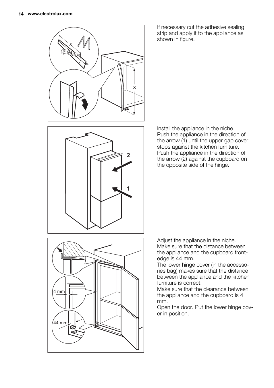 Electrolux ENN2800BOW User Manual | Page 14 / 64