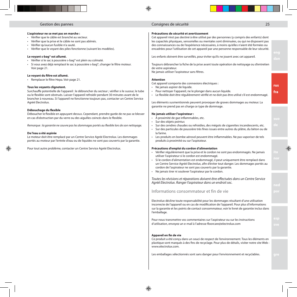 Electrolux ZG8800 User Manual | Page 31 / 96