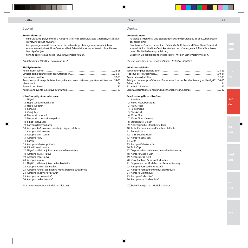 Electrolux ZG8800 User Manual | Page 33 / 96