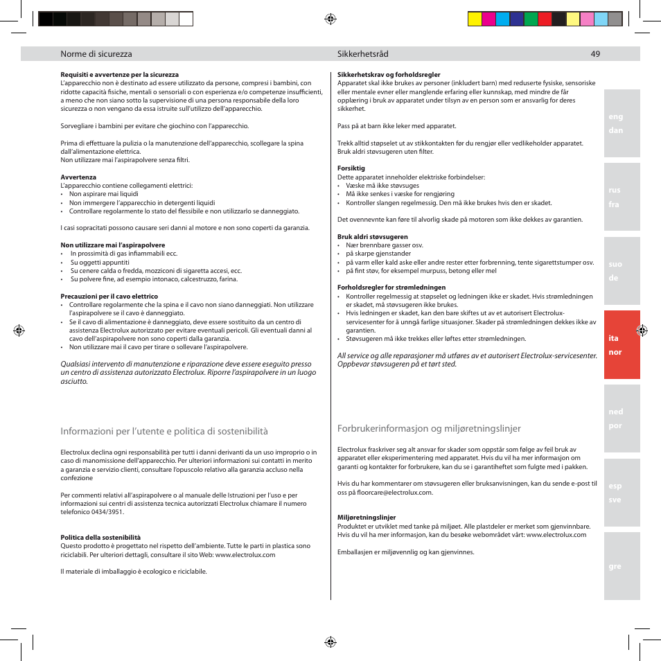 Electrolux ZG8800 User Manual | Page 55 / 96