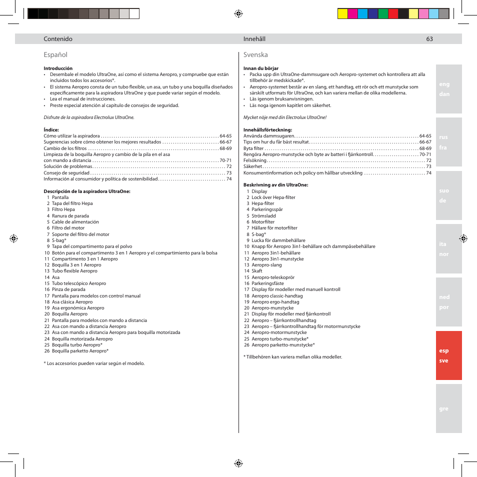 Electrolux ZG8800 User Manual | Page 69 / 96