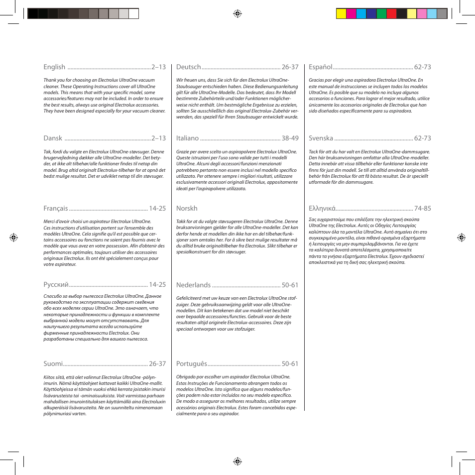 Electrolux ZG8800 User Manual | Page 7 / 96