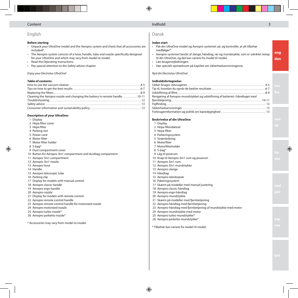 Electrolux ZG8800 User Manual | Page 9 / 96