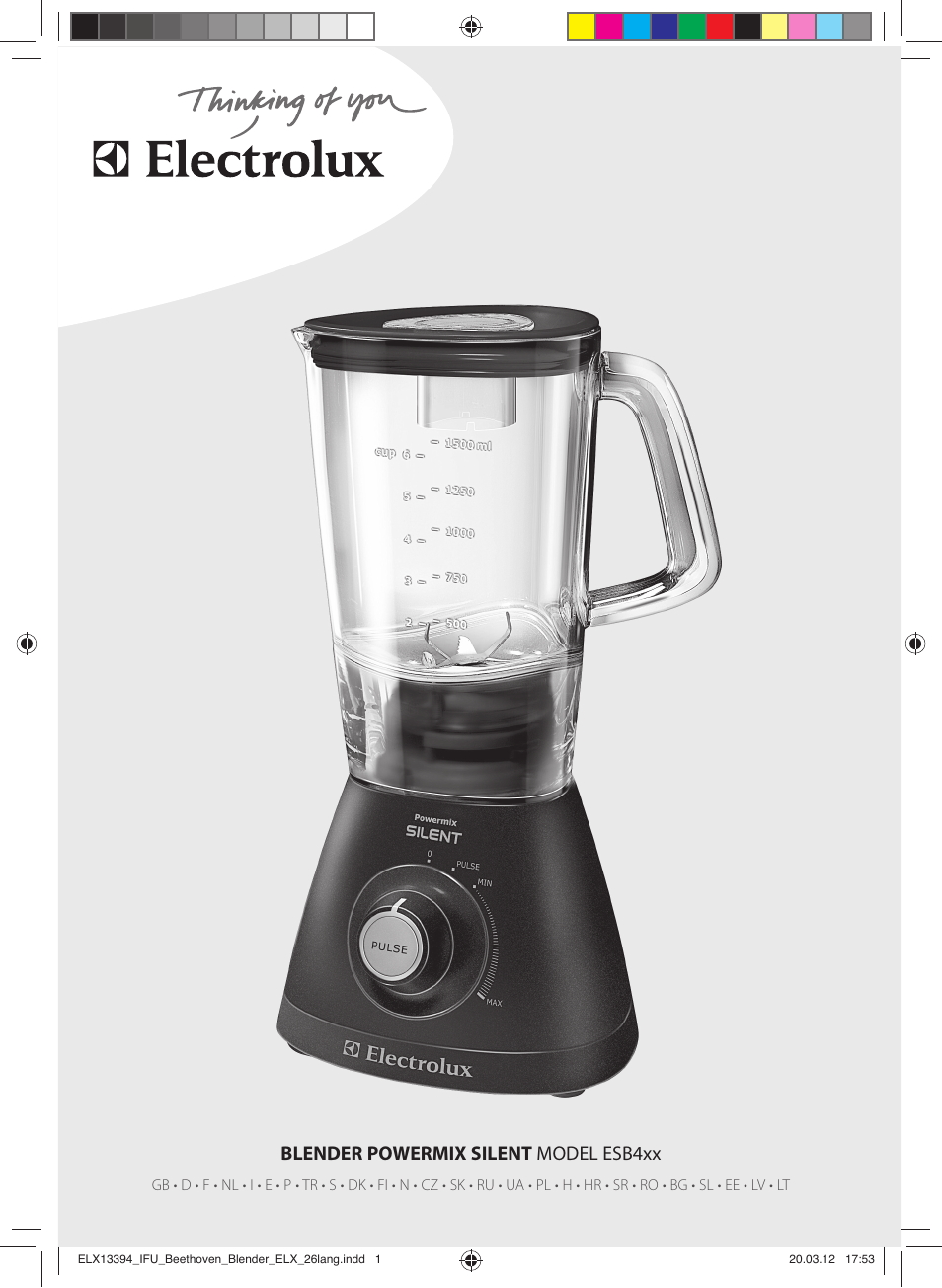 Electrolux ESB4400 User Manual | 88 pages