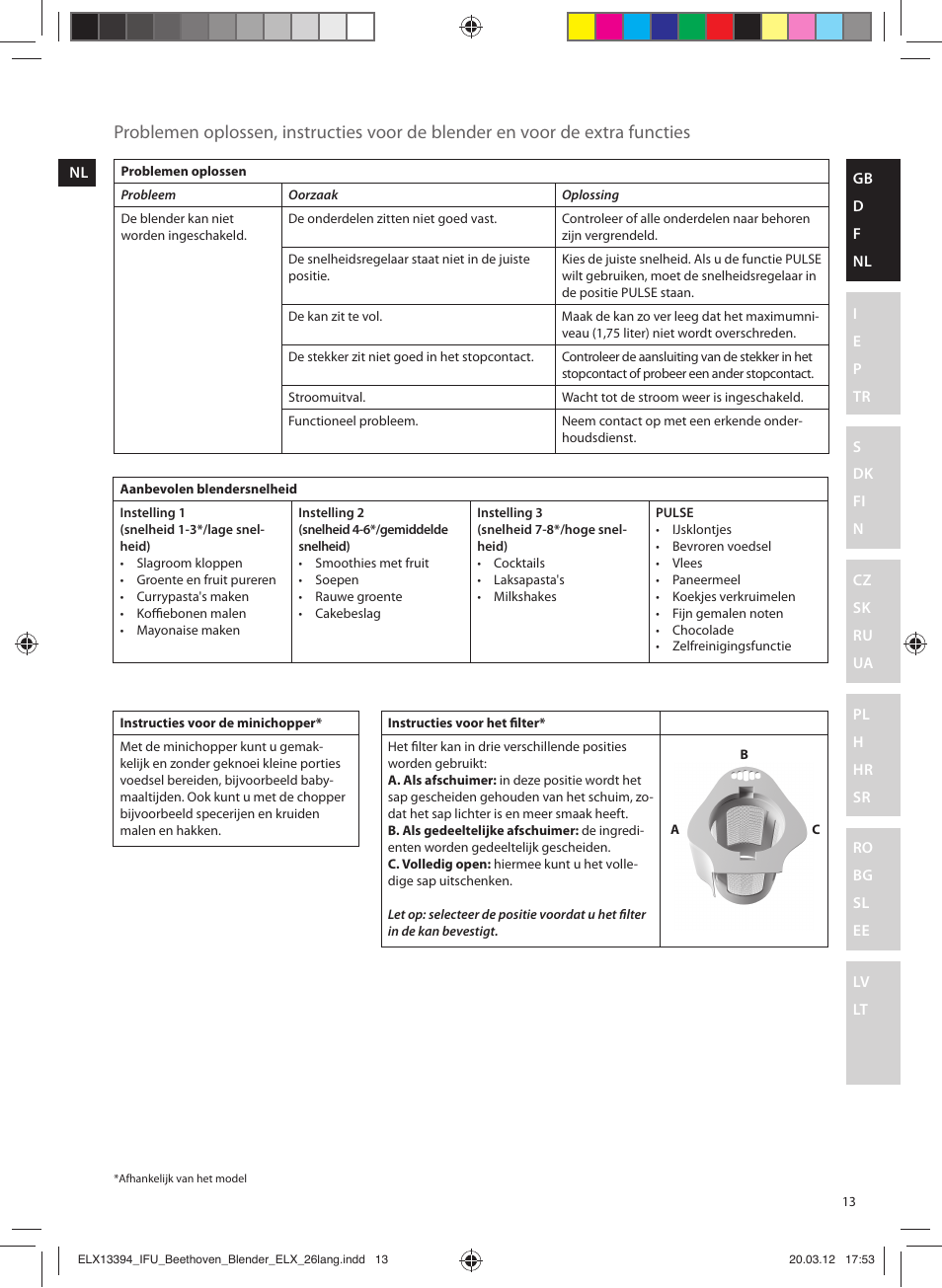 Electrolux ESB4400 User Manual | Page 13 / 88