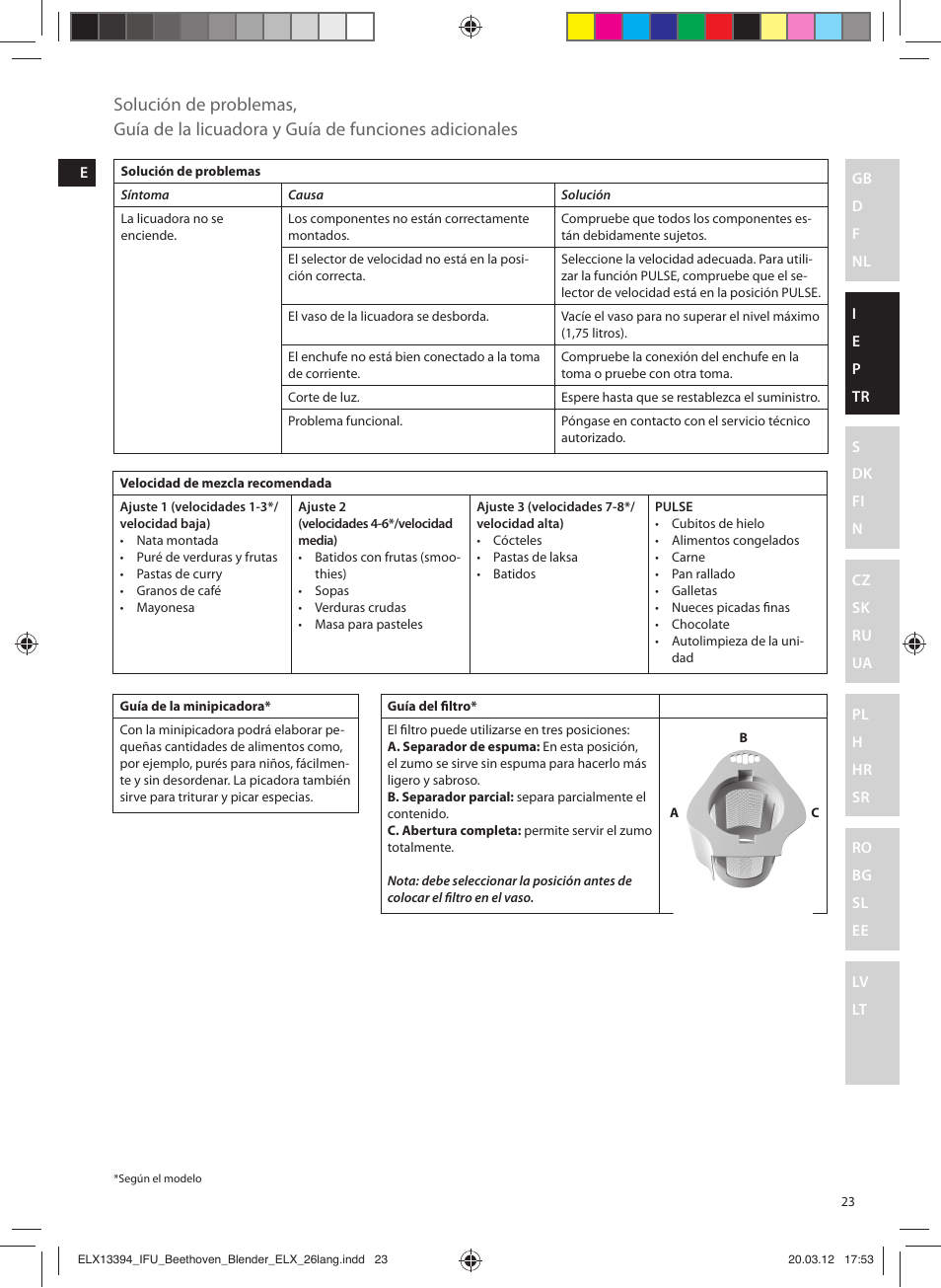 Electrolux ESB4400 User Manual | Page 23 / 88