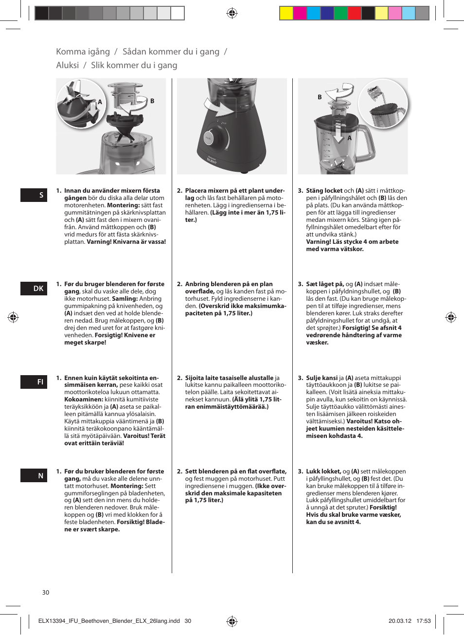 Electrolux ESB4400 User Manual | Page 30 / 88