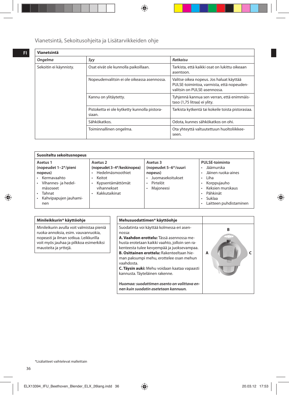 Electrolux ESB4400 User Manual | Page 36 / 88