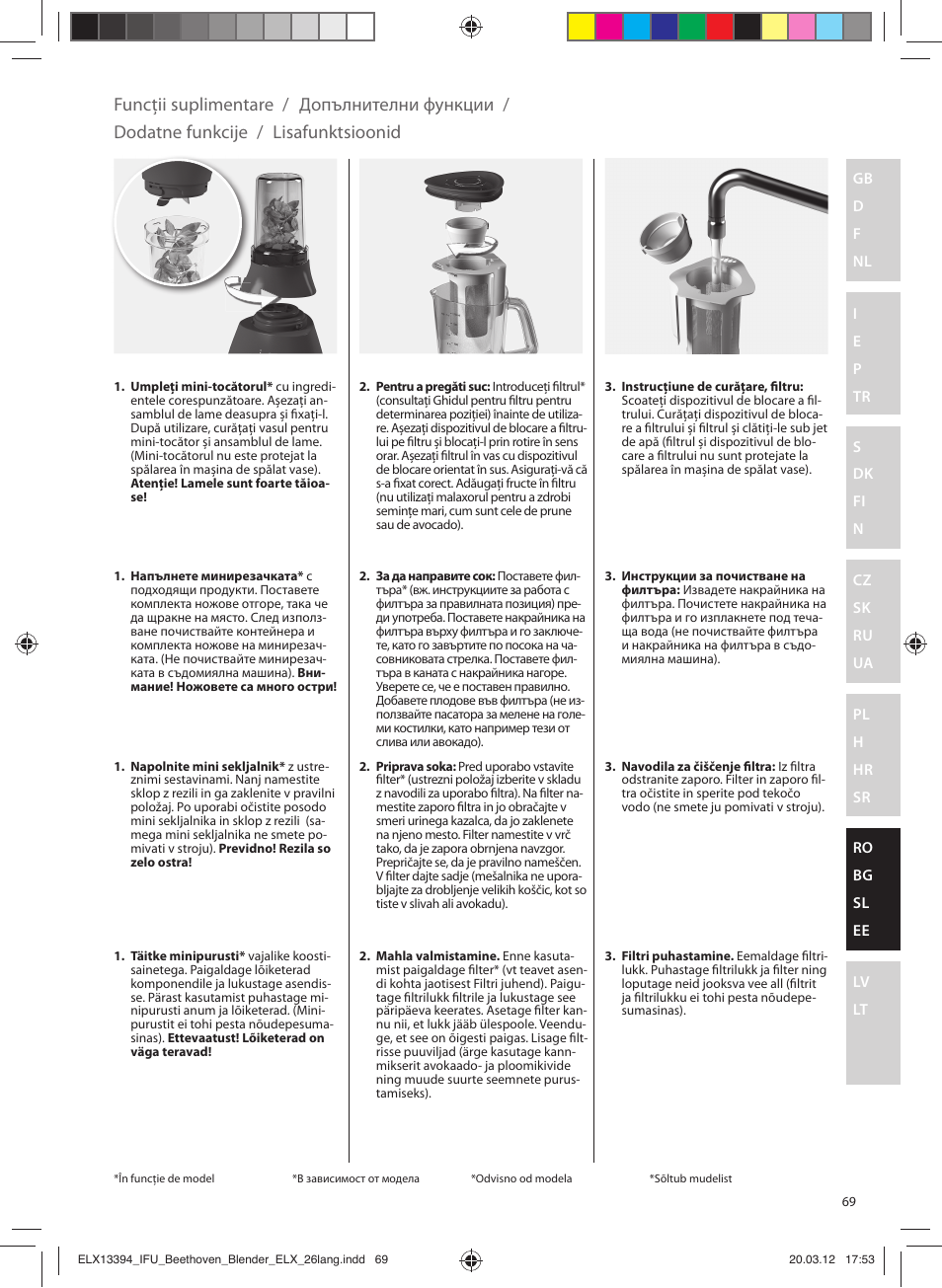 Electrolux ESB4400 User Manual | Page 69 / 88