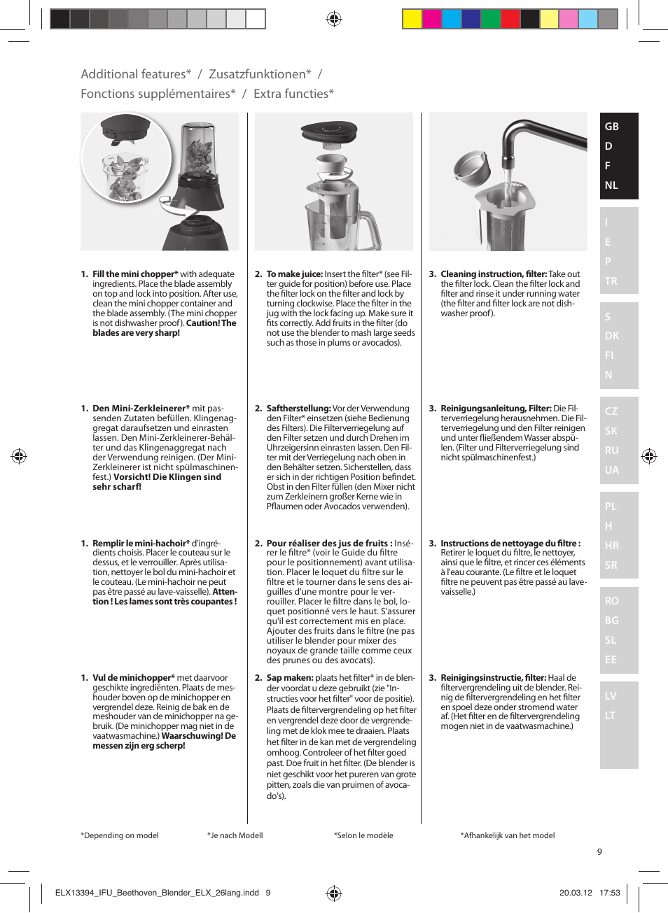 Electrolux ESB4400 User Manual | Page 9 / 88