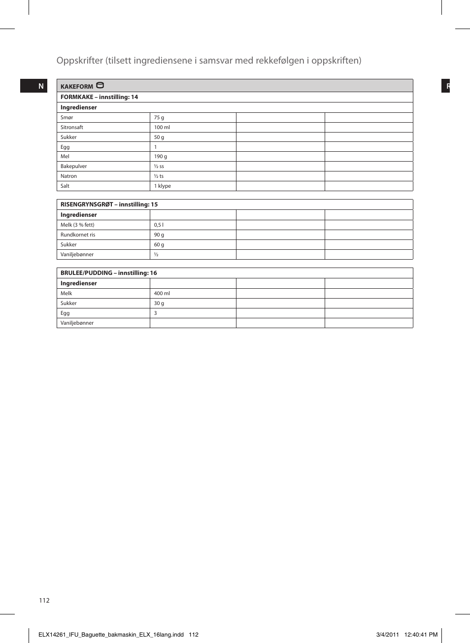 Electrolux EBM8000 User Manual | Page 112 / 192