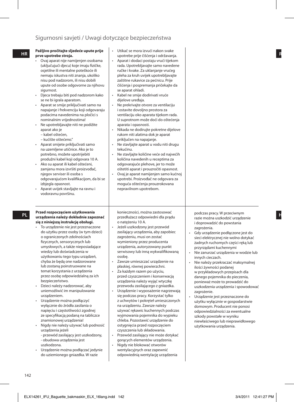 Electrolux EBM8000 User Manual | Page 142 / 192