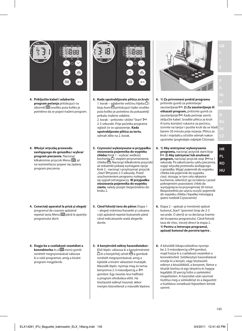 Electrolux EBM8000 User Manual | Page 145 / 192