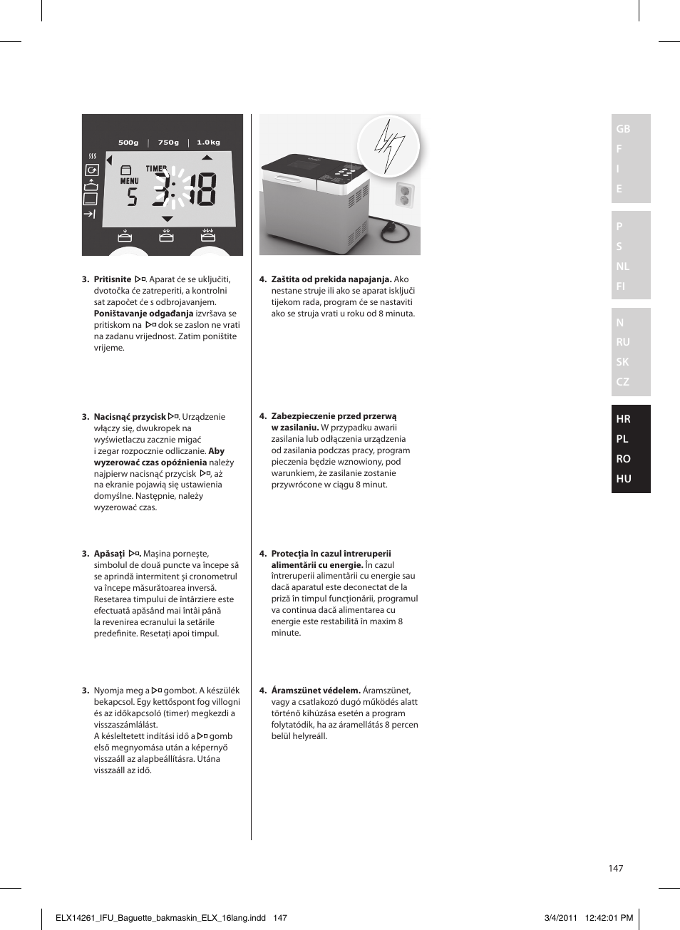 Electrolux EBM8000 User Manual | Page 147 / 192