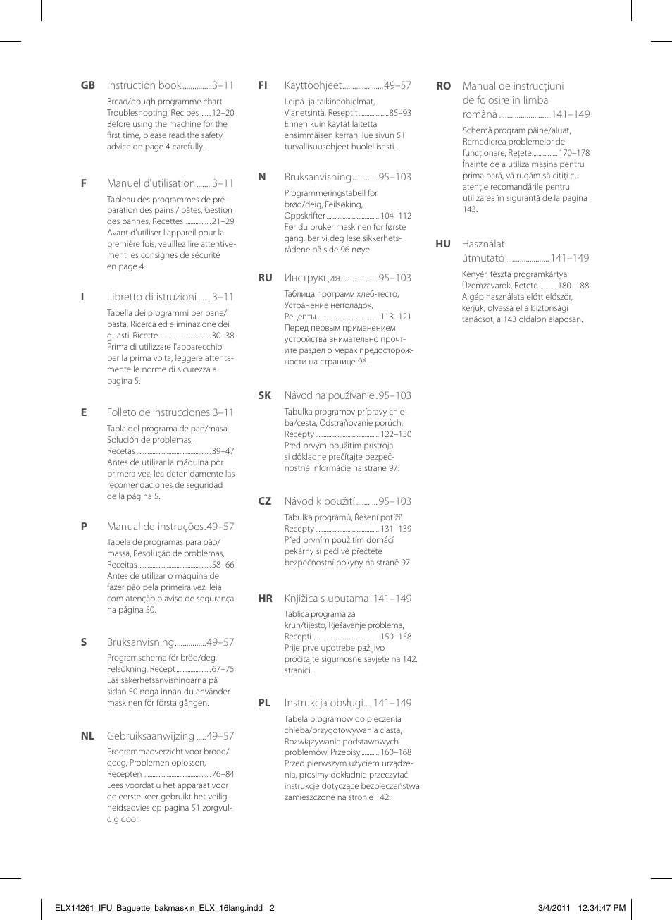 Electrolux EBM8000 User Manual | Page 2 / 192