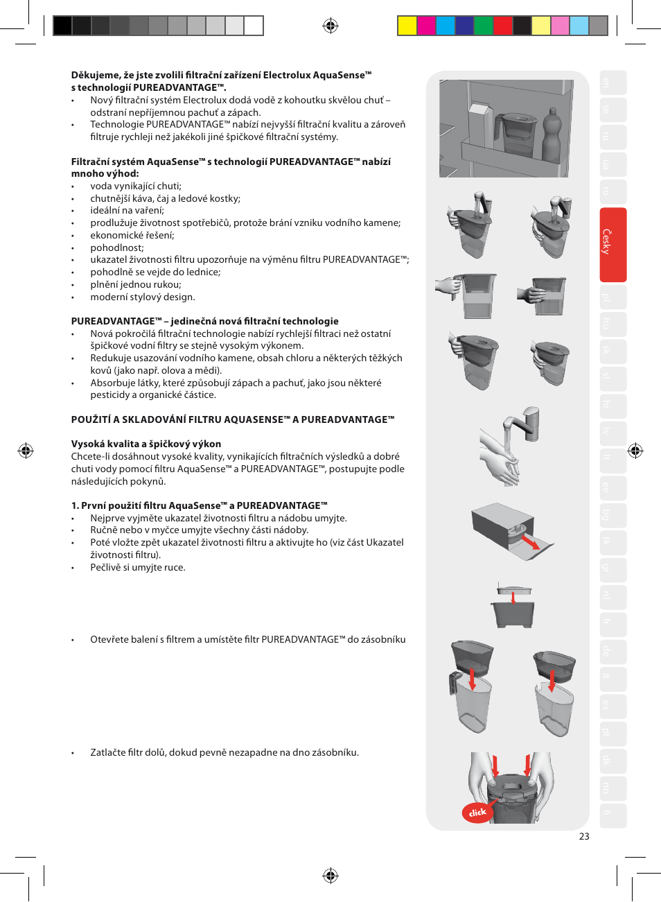 Electrolux EWFSJ4 User Manual | Page 25 / 112