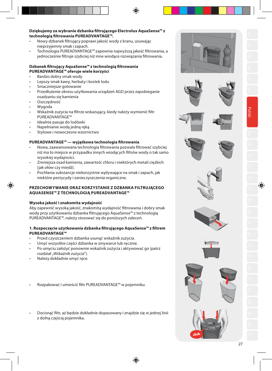 Electrolux EWFSJ4 User Manual | Page 29 / 112