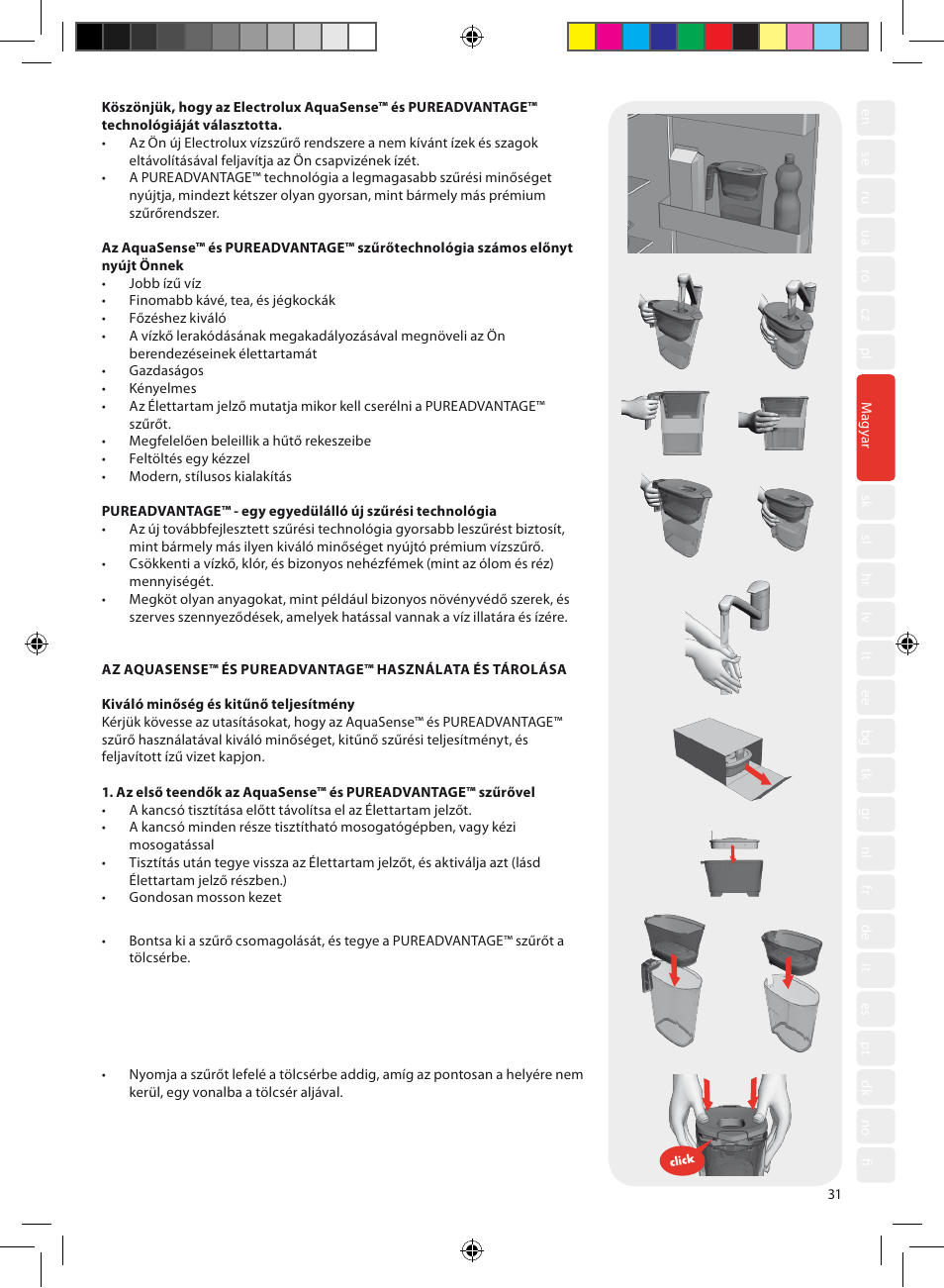 Electrolux EWFSJ4 User Manual | Page 33 / 112