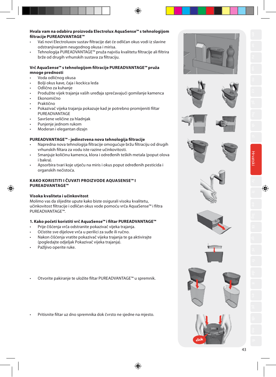 Electrolux EWFSJ4 User Manual | Page 45 / 112
