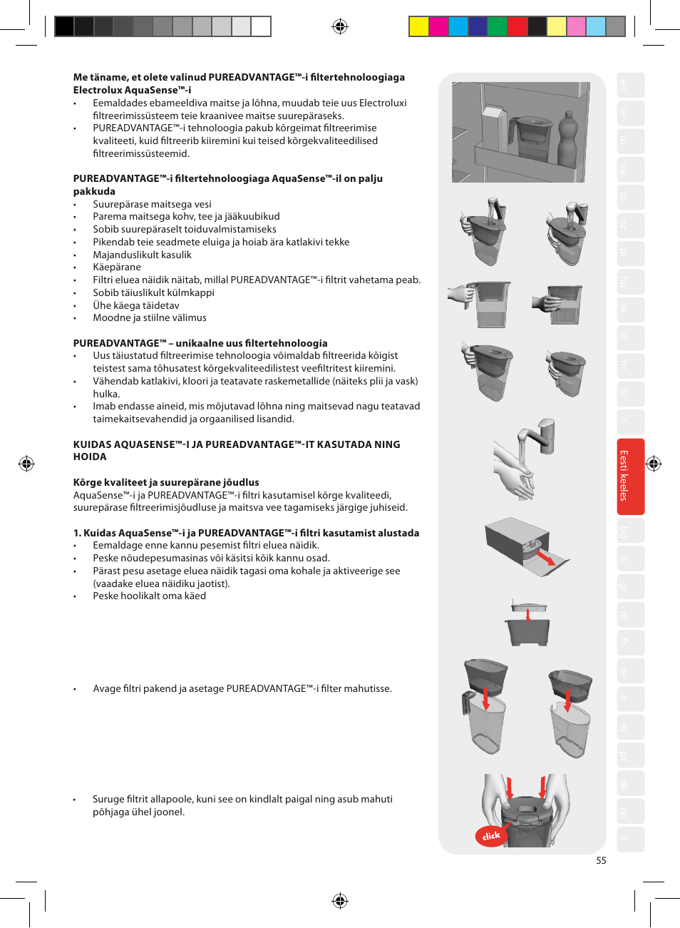 Electrolux EWFSJ4 User Manual | Page 57 / 112