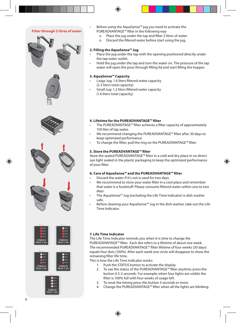 Electrolux EWFSJ4 User Manual | Page 6 / 112