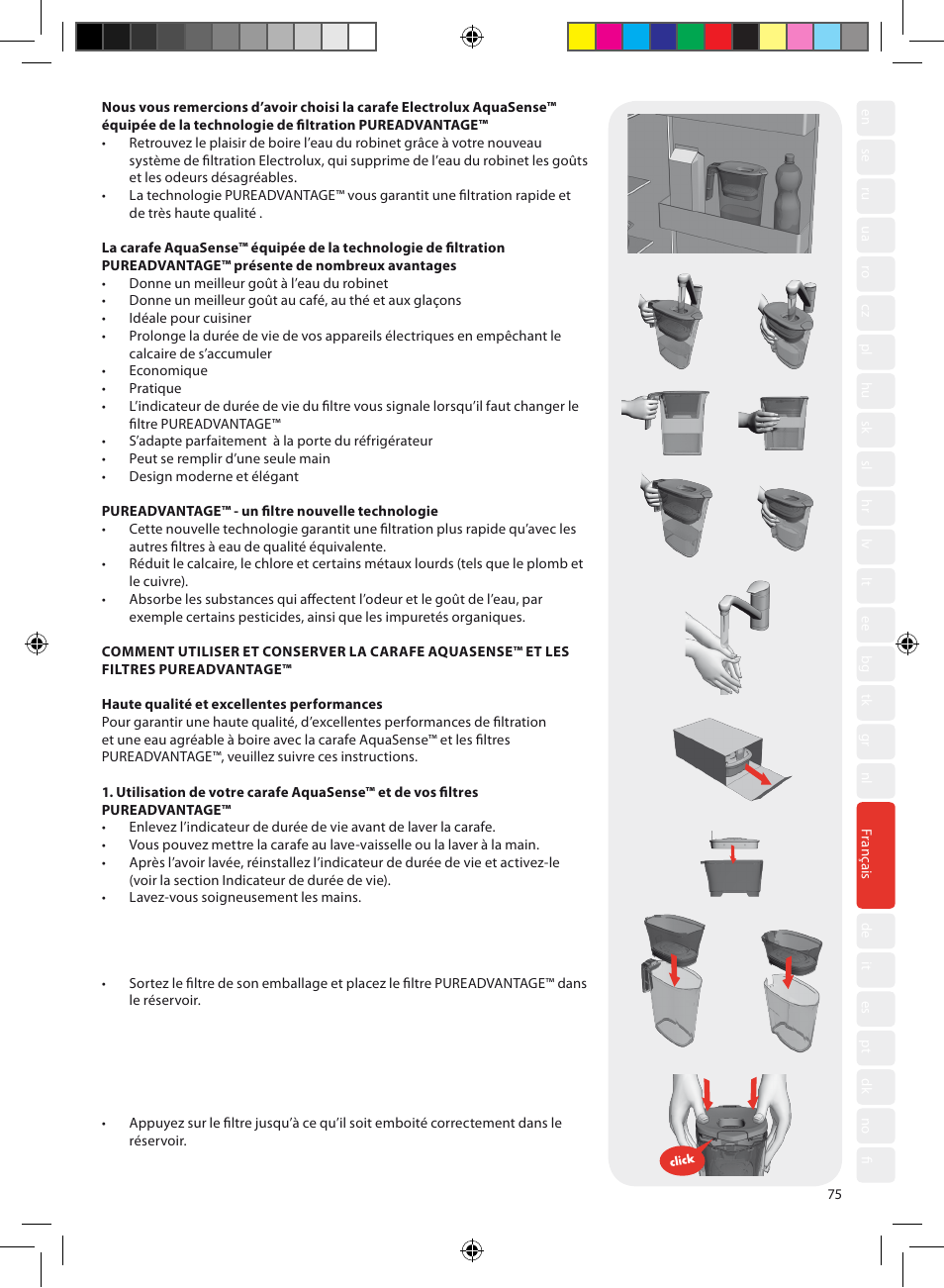 Electrolux EWFSJ4 User Manual | Page 77 / 112