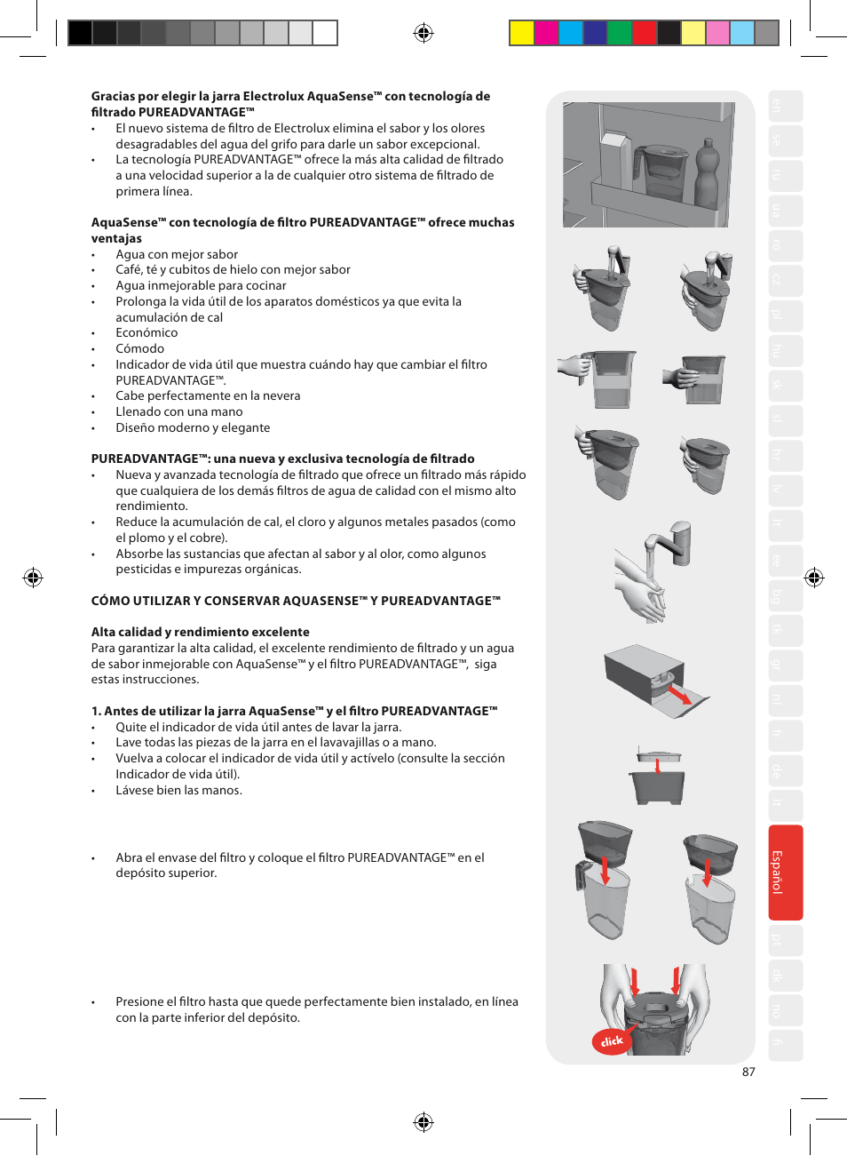 Electrolux EWFSJ4 User Manual | Page 89 / 112
