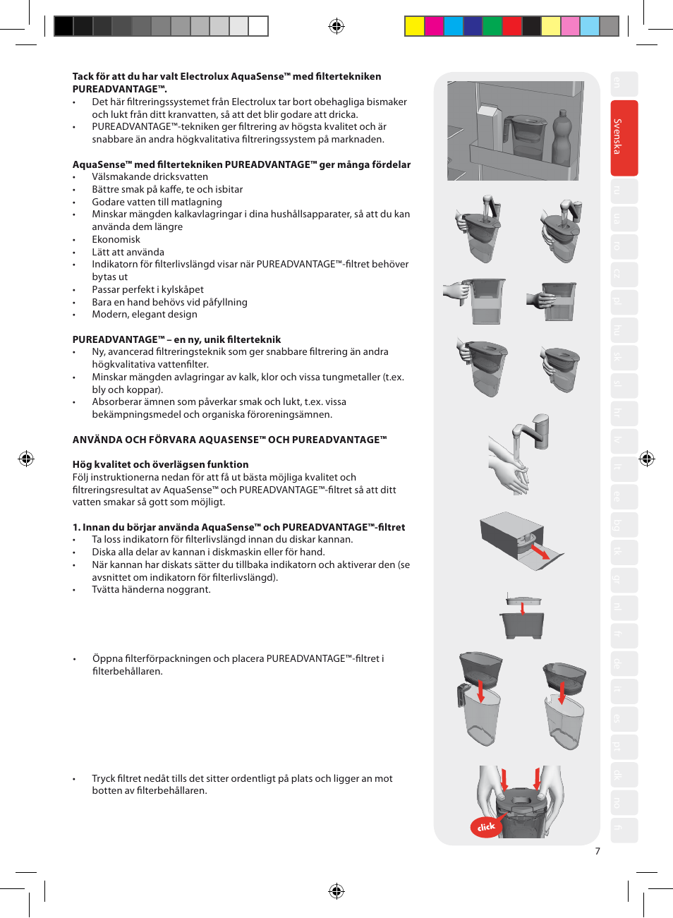 Electrolux EWFSJ4 User Manual | Page 9 / 112