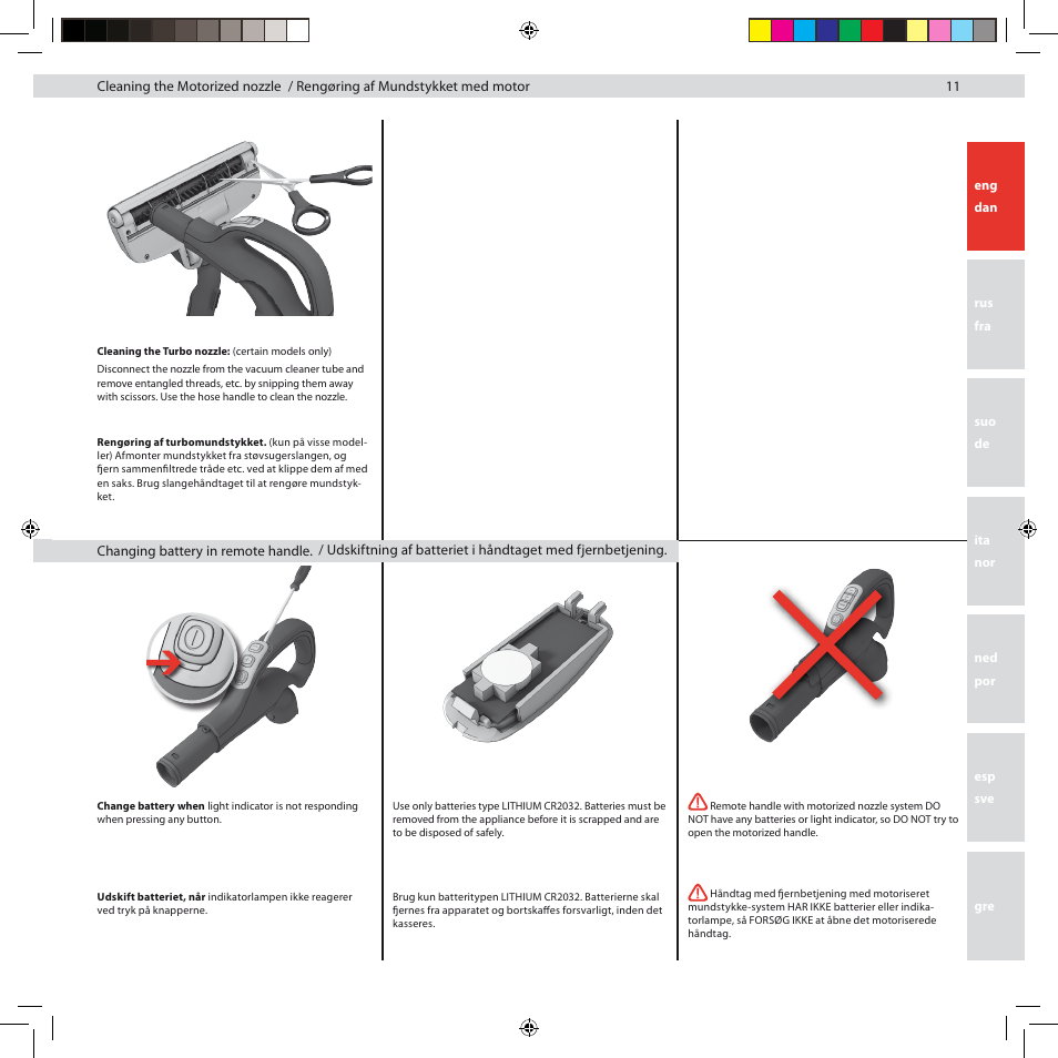 Electrolux ZUSG3901 User Manual | Page 17 / 96