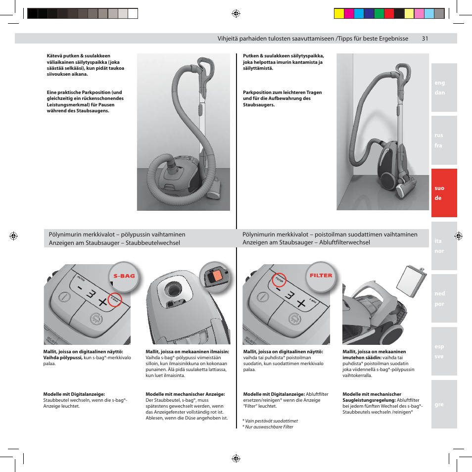 3in1 | Electrolux ZUSG3901 User Manual | Page 37 / 96