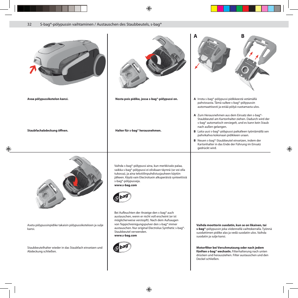 Electrolux ZUSG3901 User Manual | Page 38 / 96