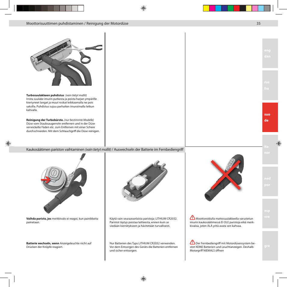 Electrolux ZUSG3901 User Manual | Page 41 / 96