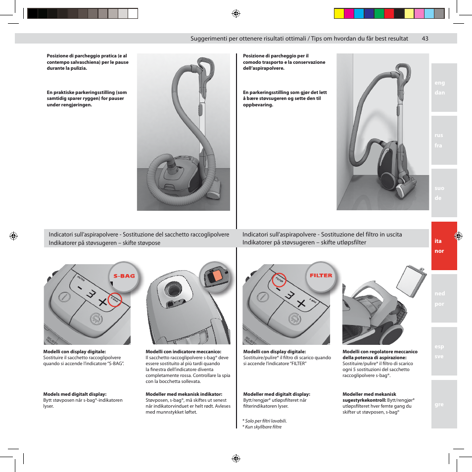 3in1 | Electrolux ZUSG3901 User Manual | Page 49 / 96