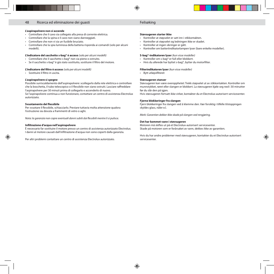 Electrolux ZUSG3901 User Manual | Page 54 / 96