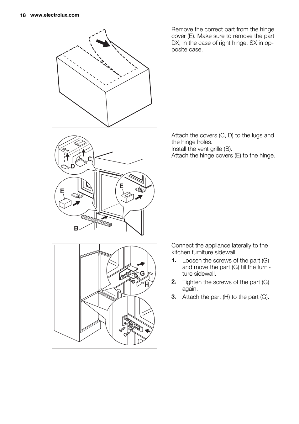Electrolux ENN2853COW User Manual | Page 18 / 72