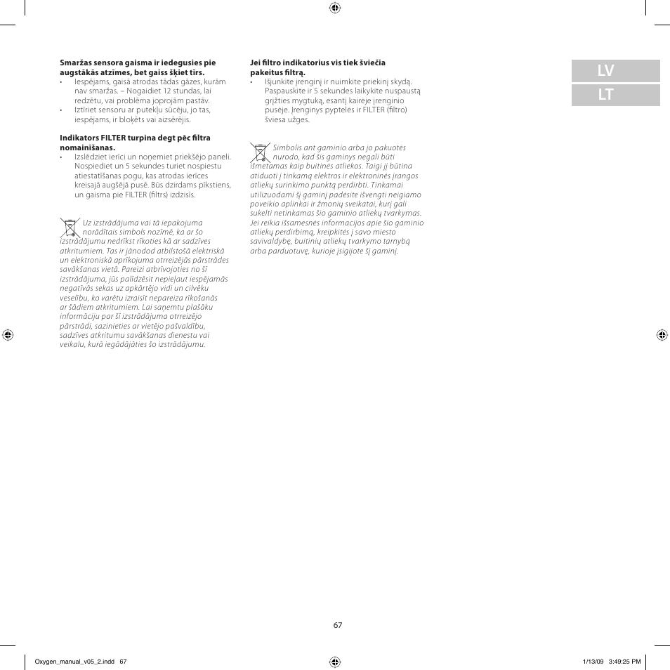 Lv lt | Electrolux Z9124 User Manual | Page 67 / 76