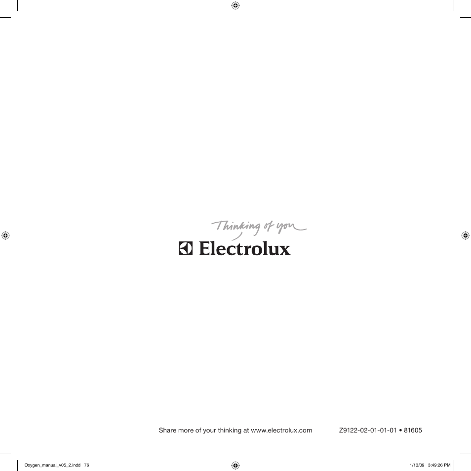 Electrolux Z9124 User Manual | Page 76 / 76