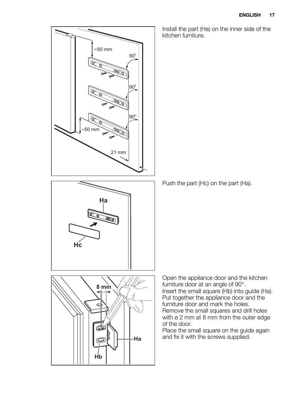 Ha hc | Electrolux ERN3213AOW User Manual | Page 17 / 68