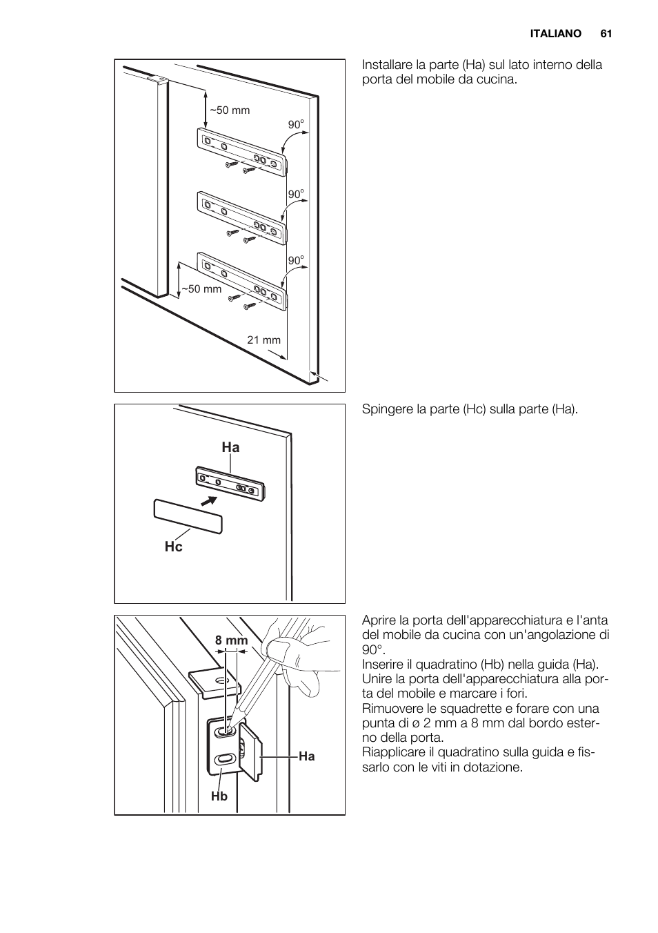 Ha hc | Electrolux ERN3213AOW User Manual | Page 61 / 68