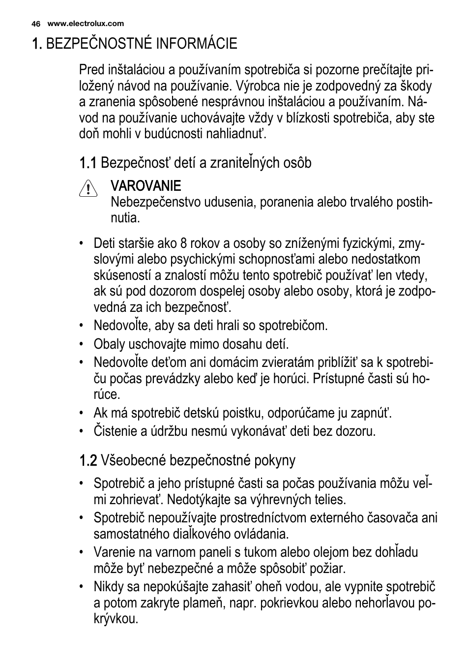 Electrolux EHF3920BOK User Manual | Page 46 / 56