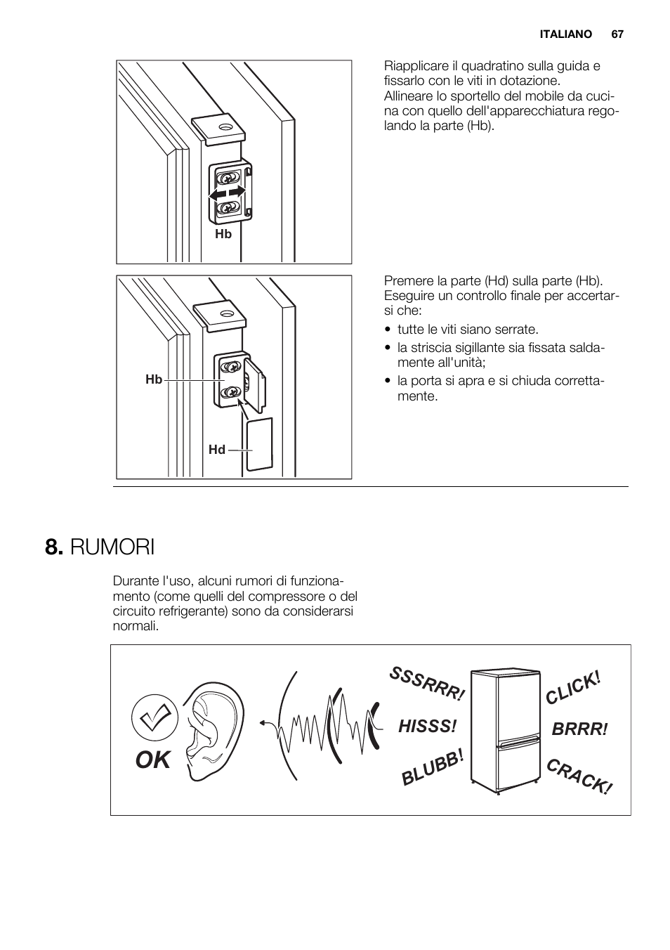 Rumori | Electrolux ENN2803COW User Manual | Page 67 / 72