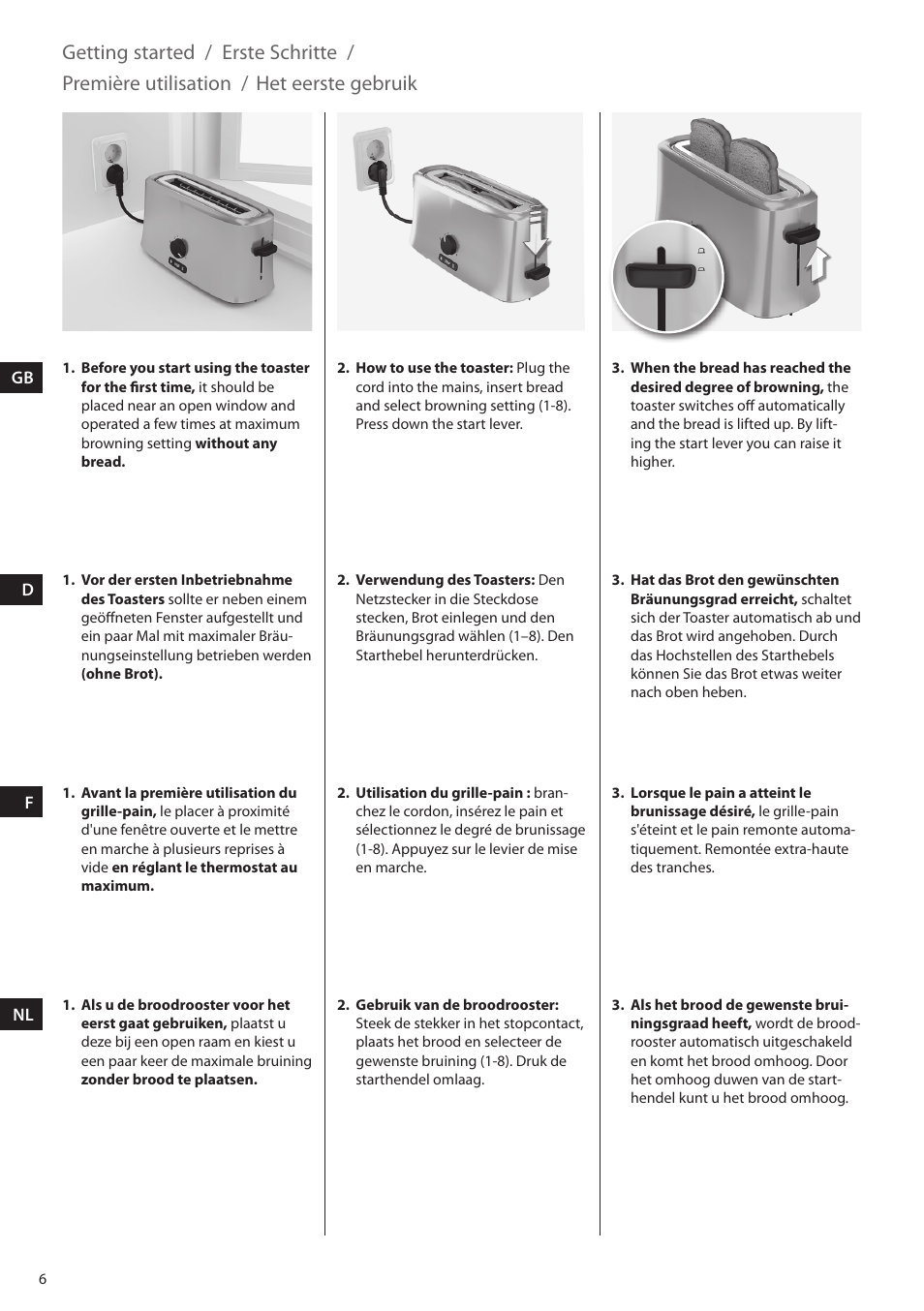 Electrolux EAT5010 User Manual | Page 6 / 48
