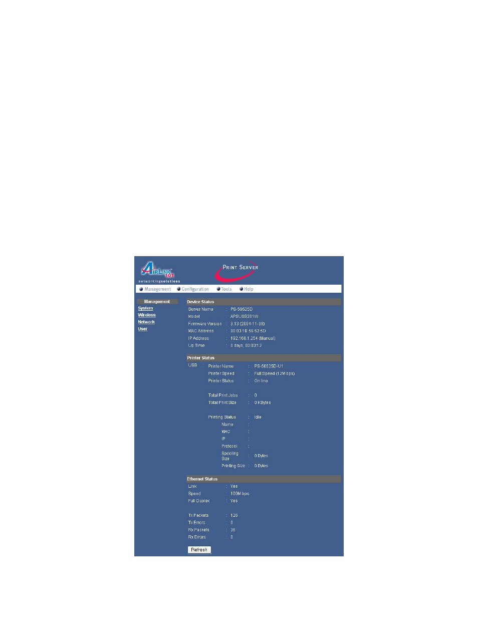 Using the web configuration utility | Airlink101 APSUSB201W User Manual | Page 22 / 50